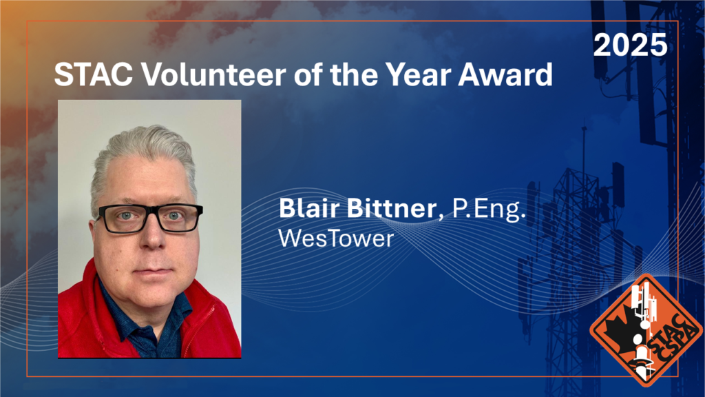 2025 STAC Volunteer of the Year Award Blair Bittner