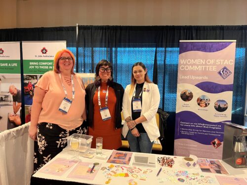 Photo STAC 2025 Val with Teletek mentor left and Wesbell mentee right