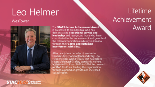 2026 STAC Lifetime Achievement Award - Leo Helmer